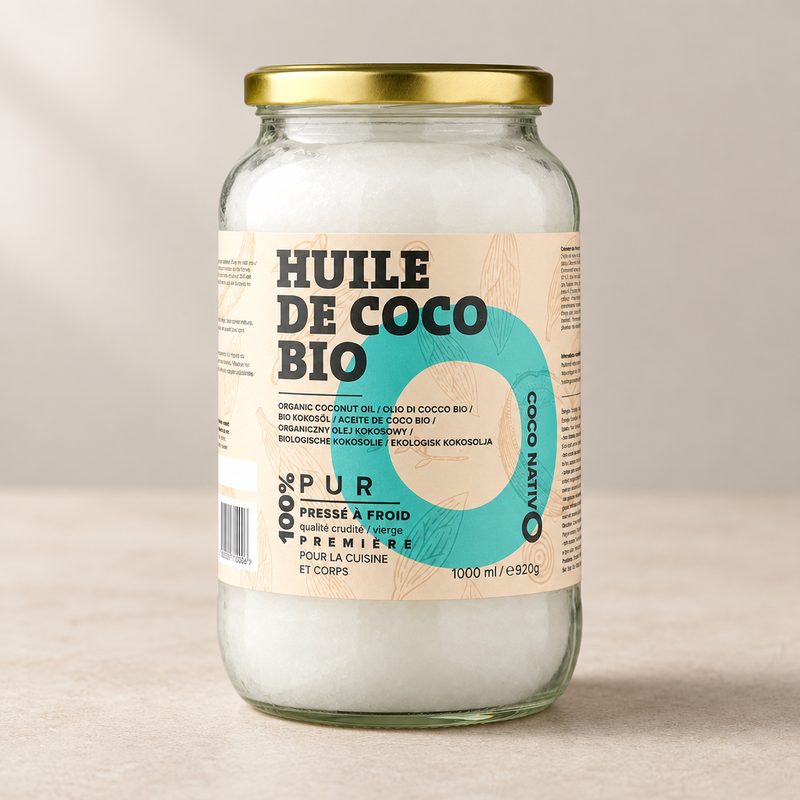 Coco Nativo Huile de coco vierge extra bio
