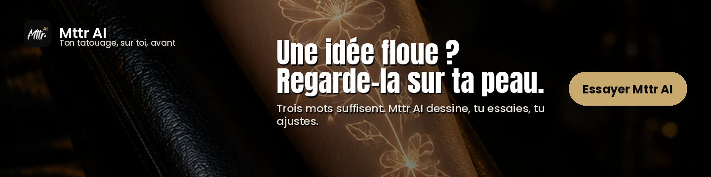 Mttr AI : vois ton tatouage sur toi avant de le faire