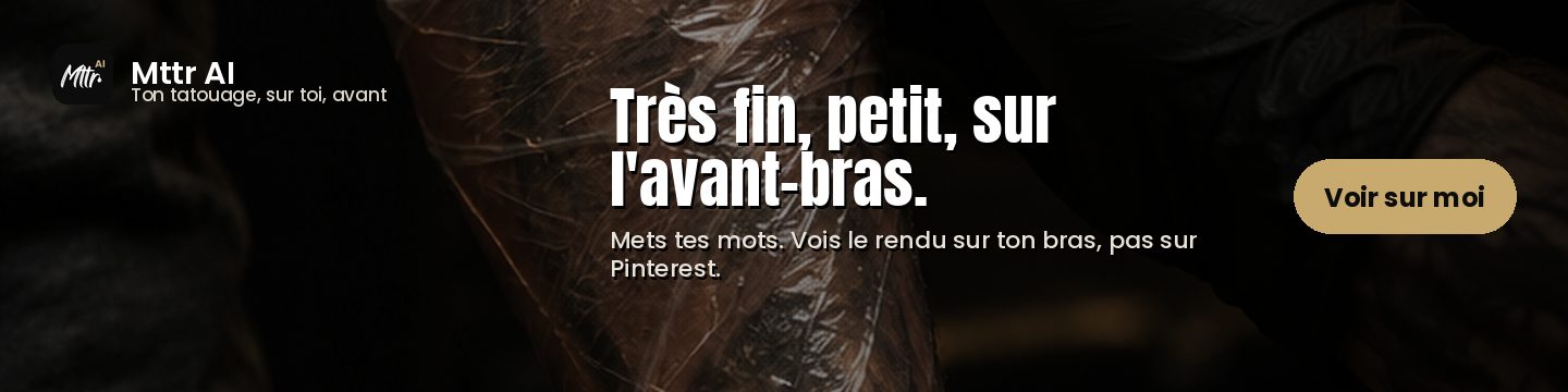 Mttr AI : vois ton tatouage sur toi avant de le faire
