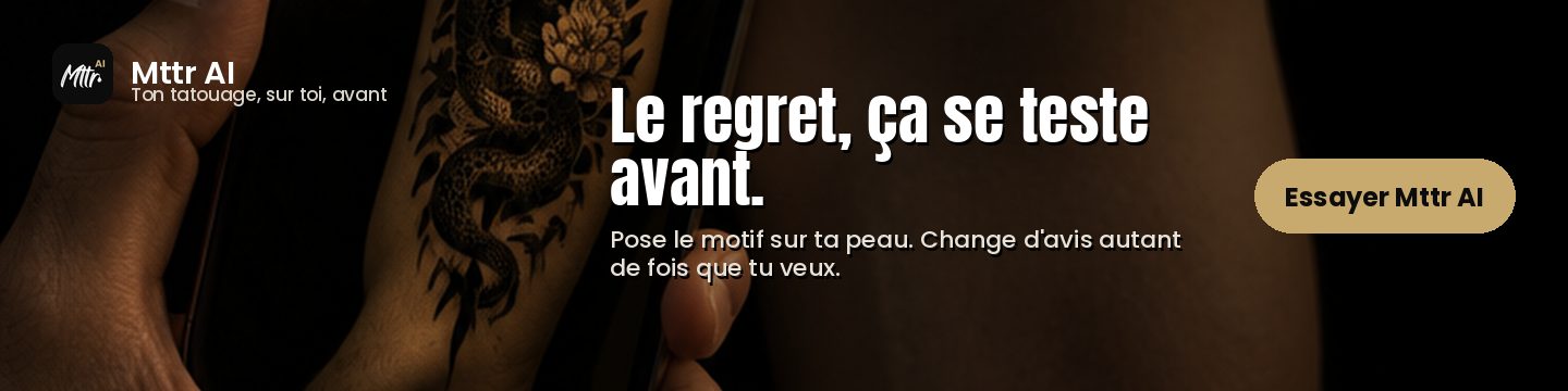 Mttr AI : vois ton tatouage sur toi avant de le faire