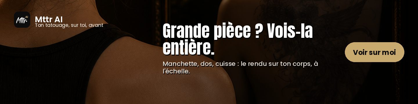 Mttr AI : vois ton tatouage sur toi avant de le faire