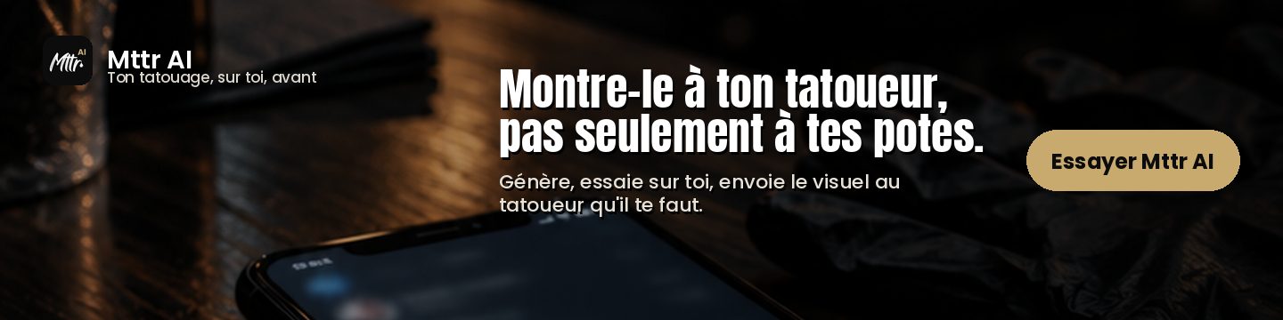 Mttr AI : vois ton tatouage sur toi avant de le faire