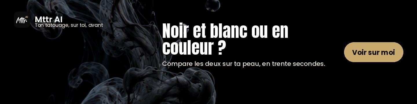 Mttr AI : vois ton tatouage sur toi avant de le faire