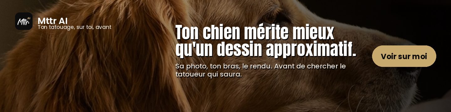 Mttr AI : vois ton tatouage sur toi avant de le faire