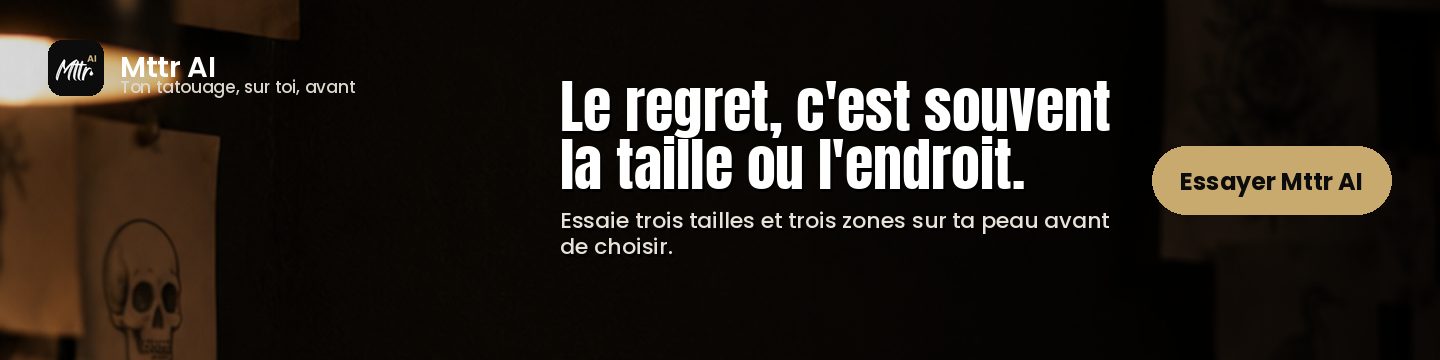 Mttr AI : vois ton tatouage sur toi avant de le faire