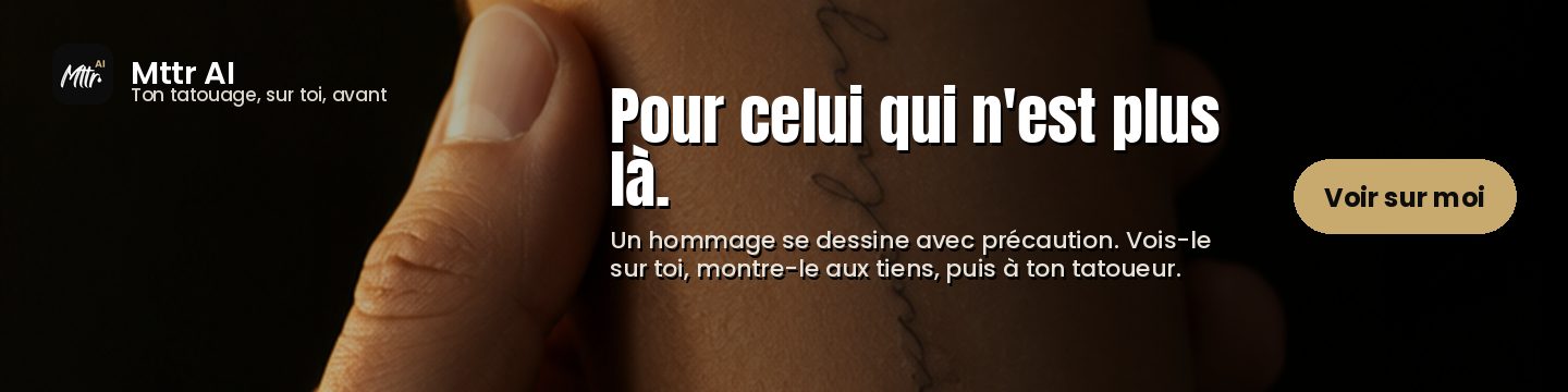 Mttr AI : vois ton tatouage sur toi avant de le faire