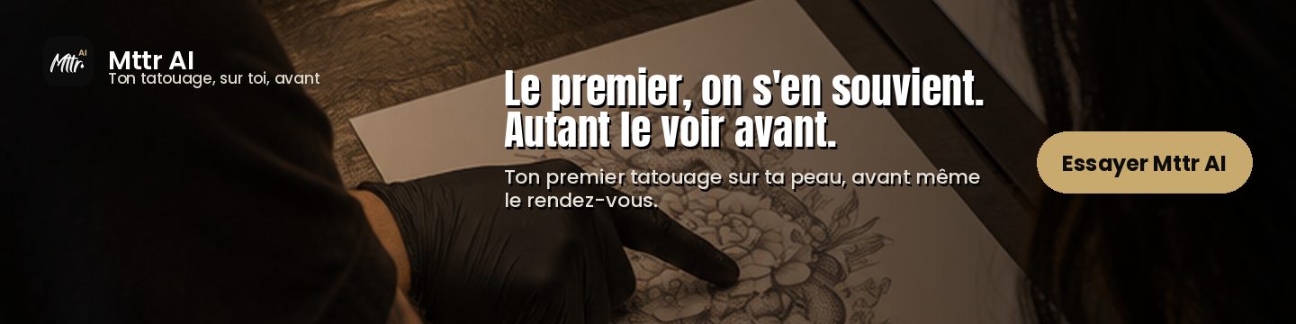 Mttr AI : vois ton tatouage sur toi avant de le faire