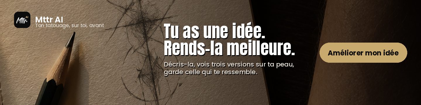 Mttr AI : vois ton tatouage sur toi avant de le faire