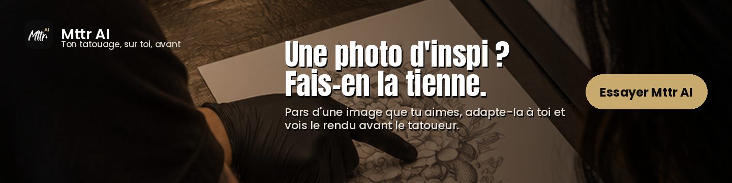Mttr AI : vois ton tatouage sur toi avant de le faire