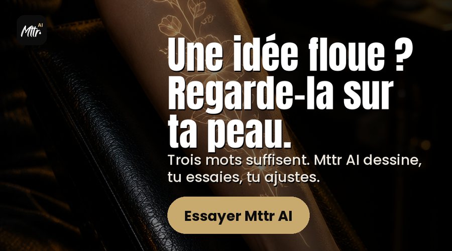 Mttr AI : vois ton tatouage sur toi avant de le faire