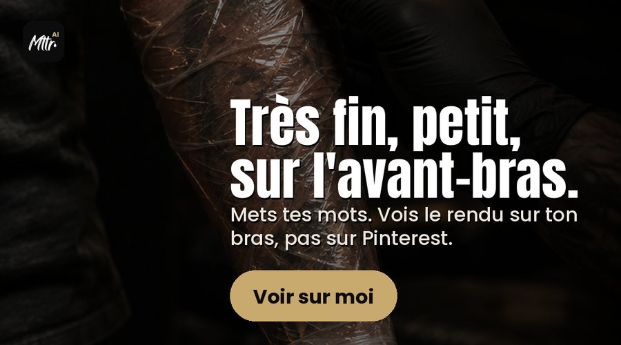 Mttr AI : vois ton tatouage sur toi avant de le faire