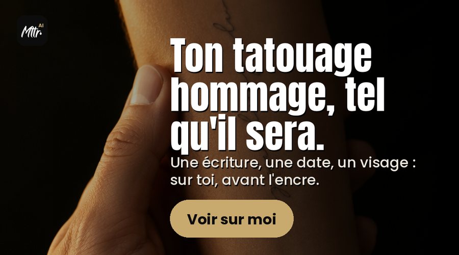 Mttr AI : vois ton tatouage sur toi avant de le faire