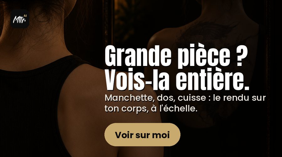 Mttr AI : vois ton tatouage sur toi avant de le faire