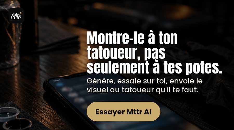 Mttr AI : vois ton tatouage sur toi avant de le faire