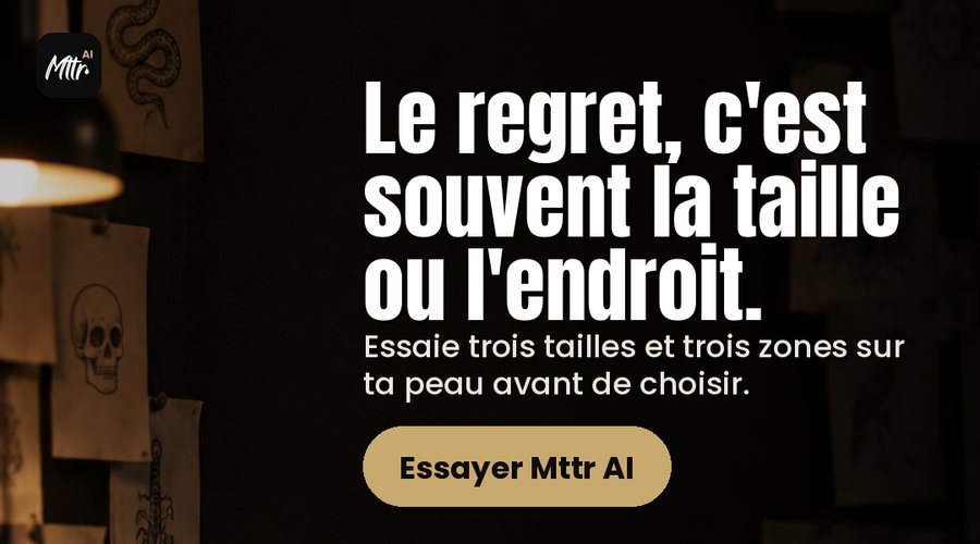 Mttr AI : vois ton tatouage sur toi avant de le faire