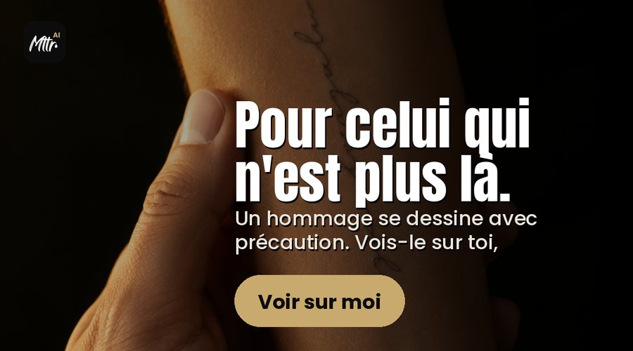 Mttr AI : vois ton tatouage sur toi avant de le faire