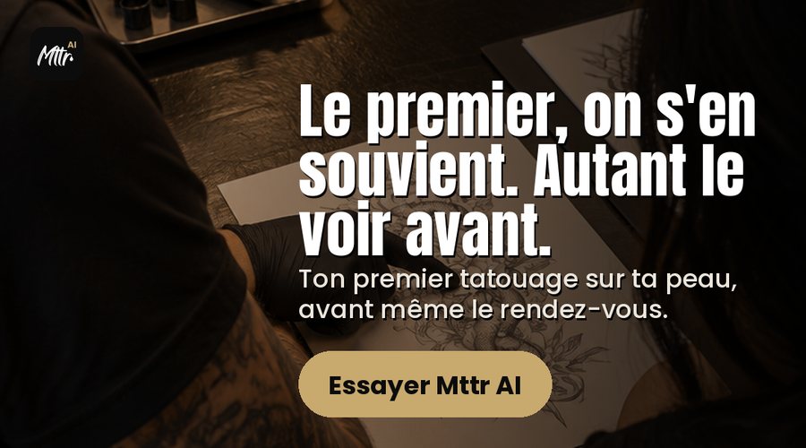 Mttr AI : vois ton tatouage sur toi avant de le faire