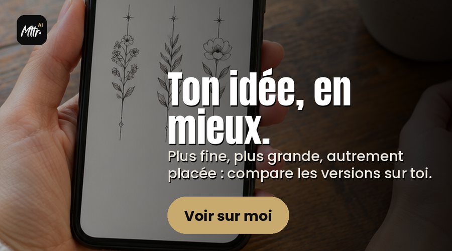 Mttr AI : vois ton tatouage sur toi avant de le faire