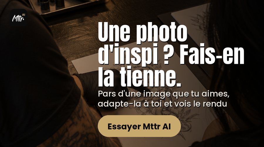 Mttr AI : vois ton tatouage sur toi avant de le faire