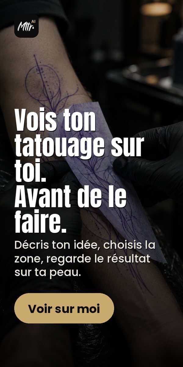 Mttr AI : vois ton tatouage sur toi avant de le faire