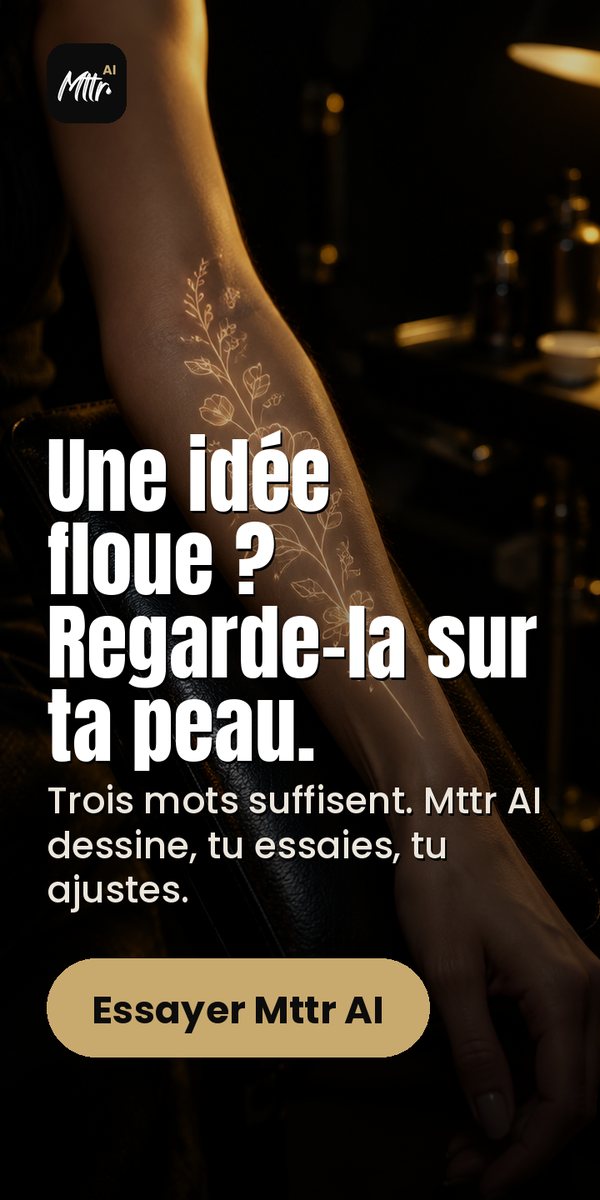 Mttr AI : vois ton tatouage sur toi avant de le faire
