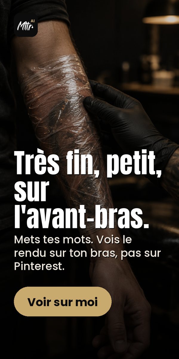 Mttr AI : vois ton tatouage sur toi avant de le faire