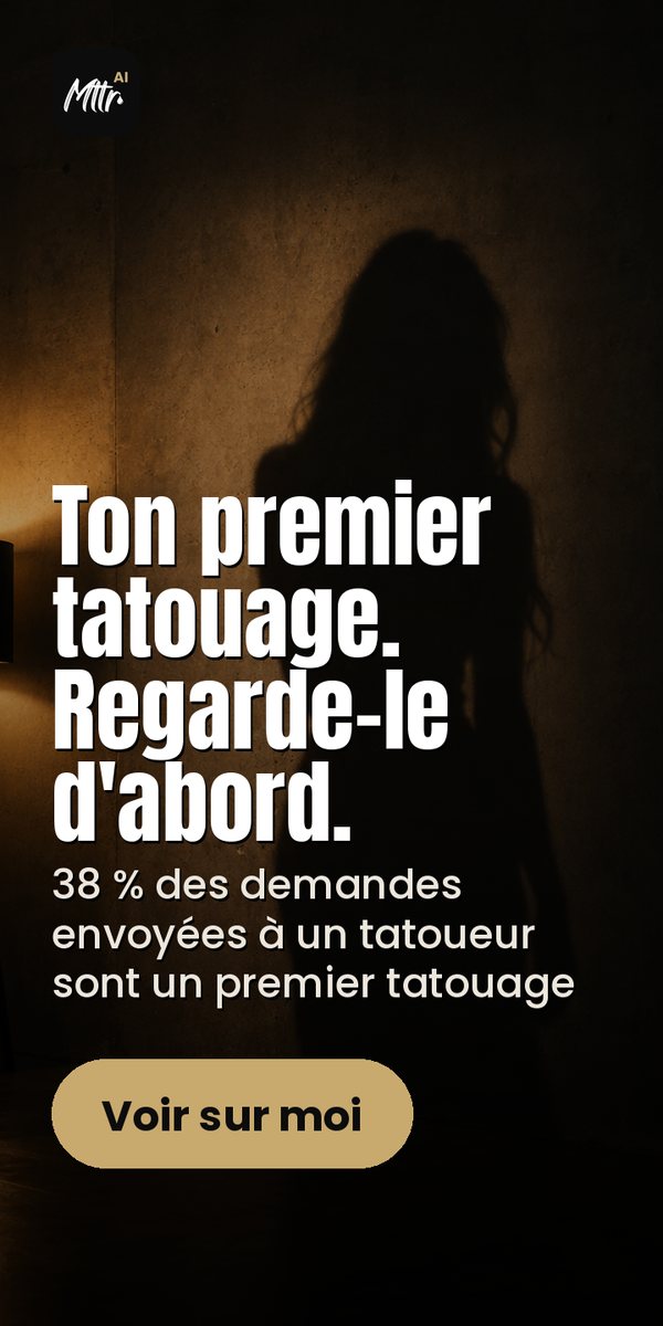 Mttr AI : vois ton tatouage sur toi avant de le faire