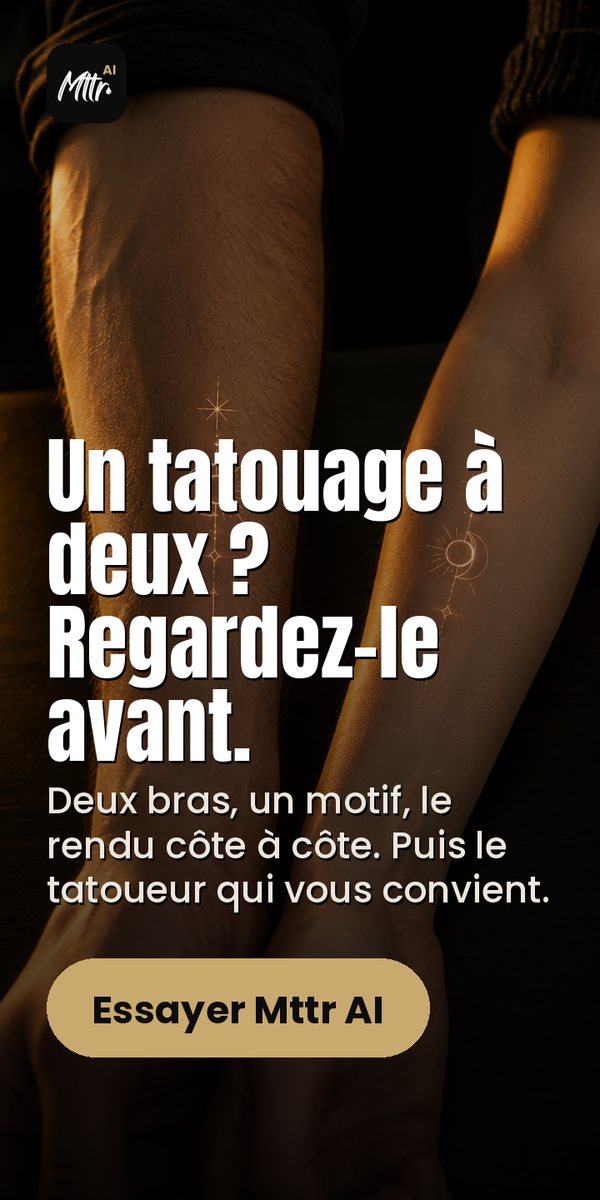 Mttr AI : vois ton tatouage sur toi avant de le faire