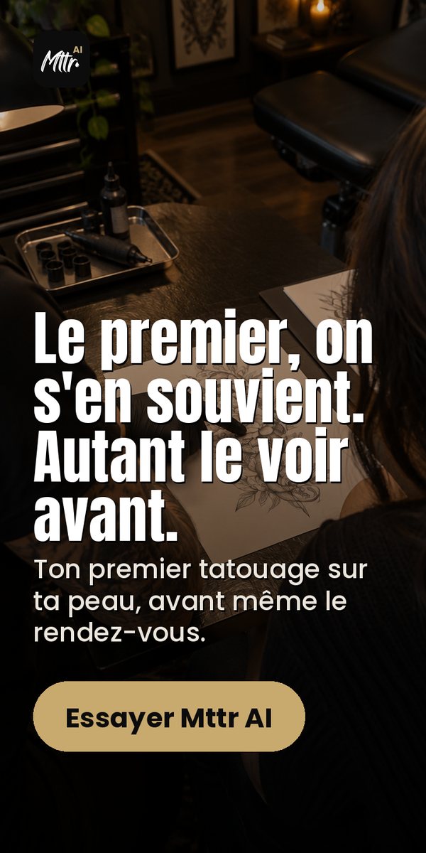 Mttr AI : vois ton tatouage sur toi avant de le faire